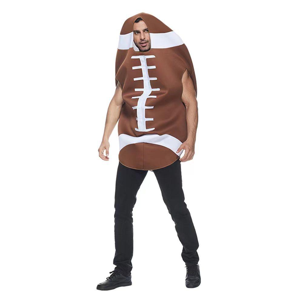 BuyFunny Rugby Sports Equipment Halloween Carnival Suit Cosplay Costume For Adults Now Cheaper With 3 - 5 Days Ship - PajamasBuy