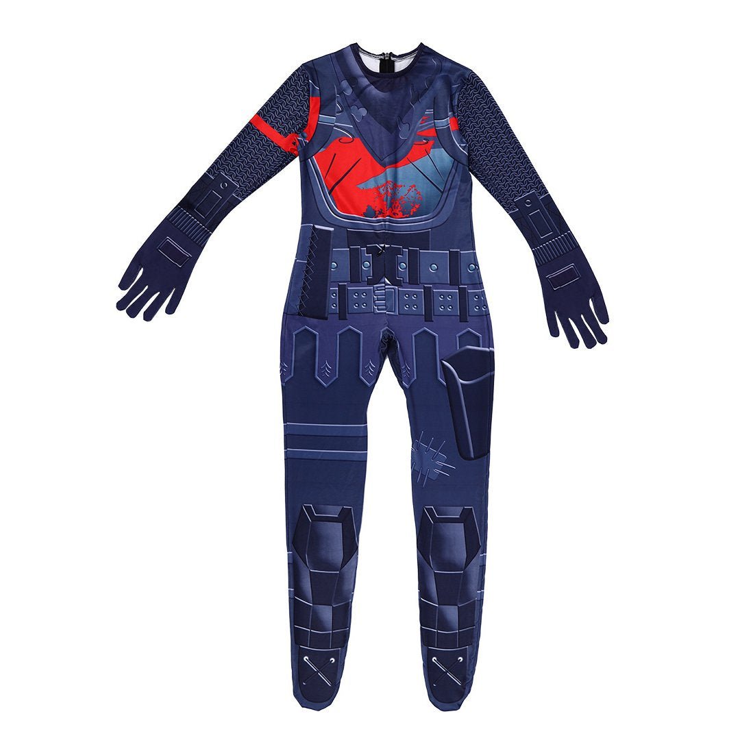 BuyGame Fortnite Black Knight Kids Jumpsuit Outfit Carnival Suit Cosplay Costume Now Cheaper With 3 - 5 Days Ship - PajamasBuy