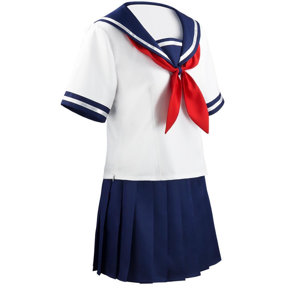 BuyGame Yandere Simulator Cosplay Costume Uniform JK School Uniform Outfit Sailor Suit T - shirt Skirt for Women Now Cheaper With 3 - 5 Days Ship - PajamasBuy