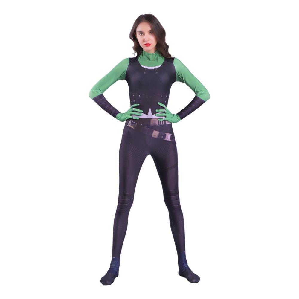 BuyGamora Costumes Guardians of The Galaxy Cosplay Jumpsuit Superhero Avengers Zentai Now Cheaper With 3 - 5 Days Ship - PajamasBuy