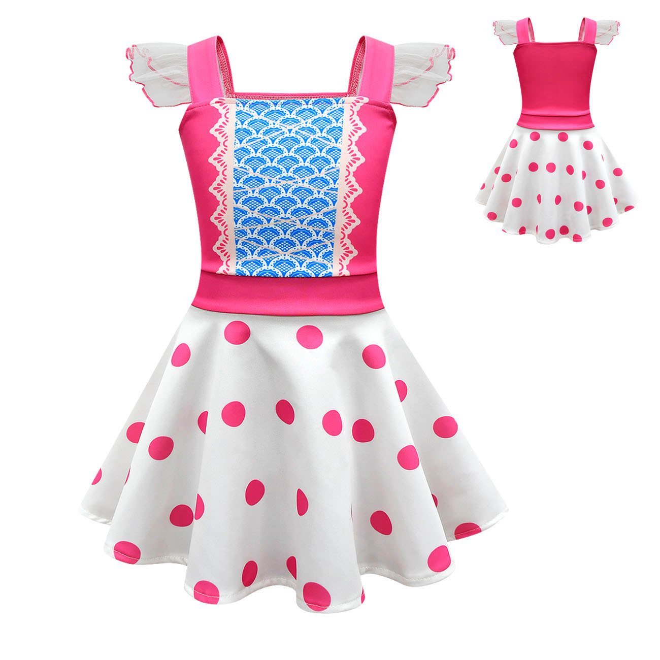 BuyGirls Little Bo Peep Toy Story Kids Girls Dress Outfits Summer Cosplay Costume Now Cheaper With 3 - 5 Days Ship - PajamasBuy