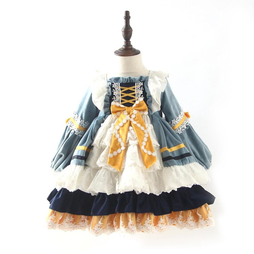 BuyGirls Lolita Dres Children's Princess Dresses Velvet Tutu Skirts Costumes Party Now Cheaper With 3 - 5 Days Ship - PajamasBuy