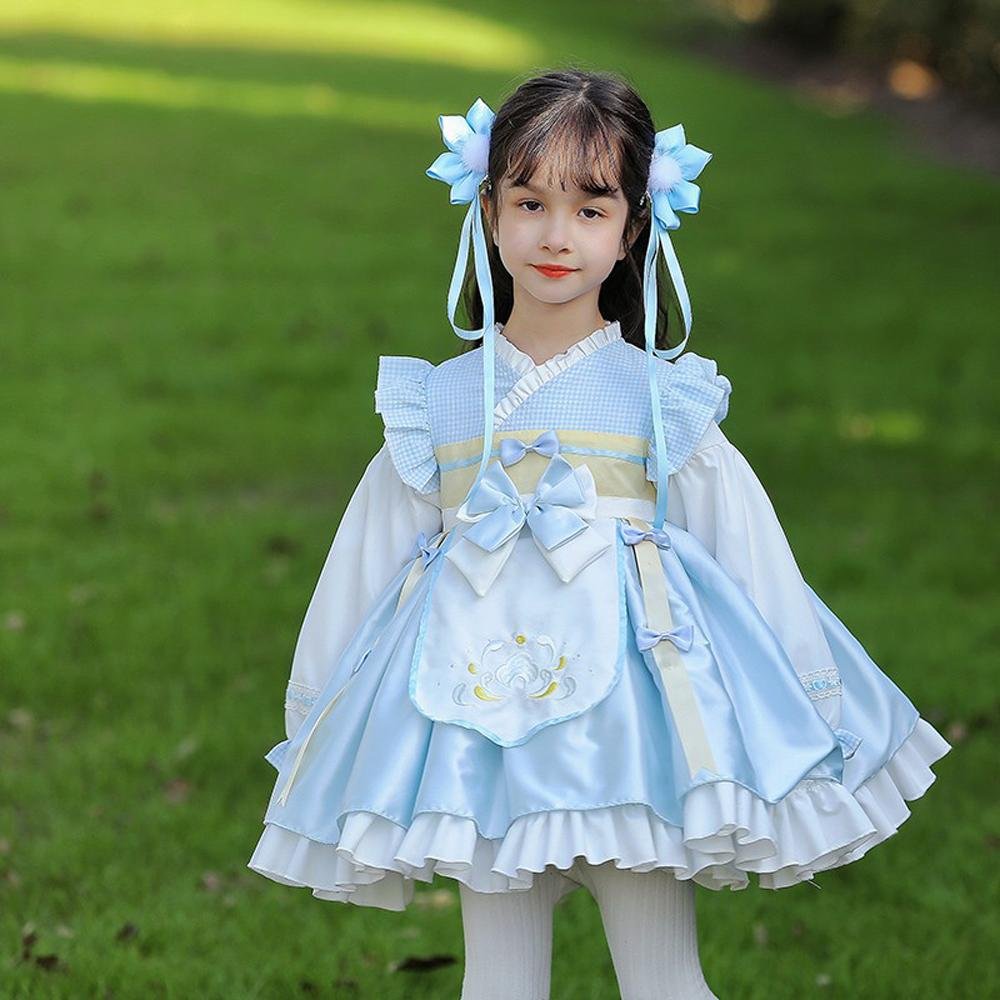 BuyGirls Lolita Dress National Style Hanfu Children's Princess Dress Costumes Party Now Cheaper With 3 - 5 Days Ship - PajamasBuy