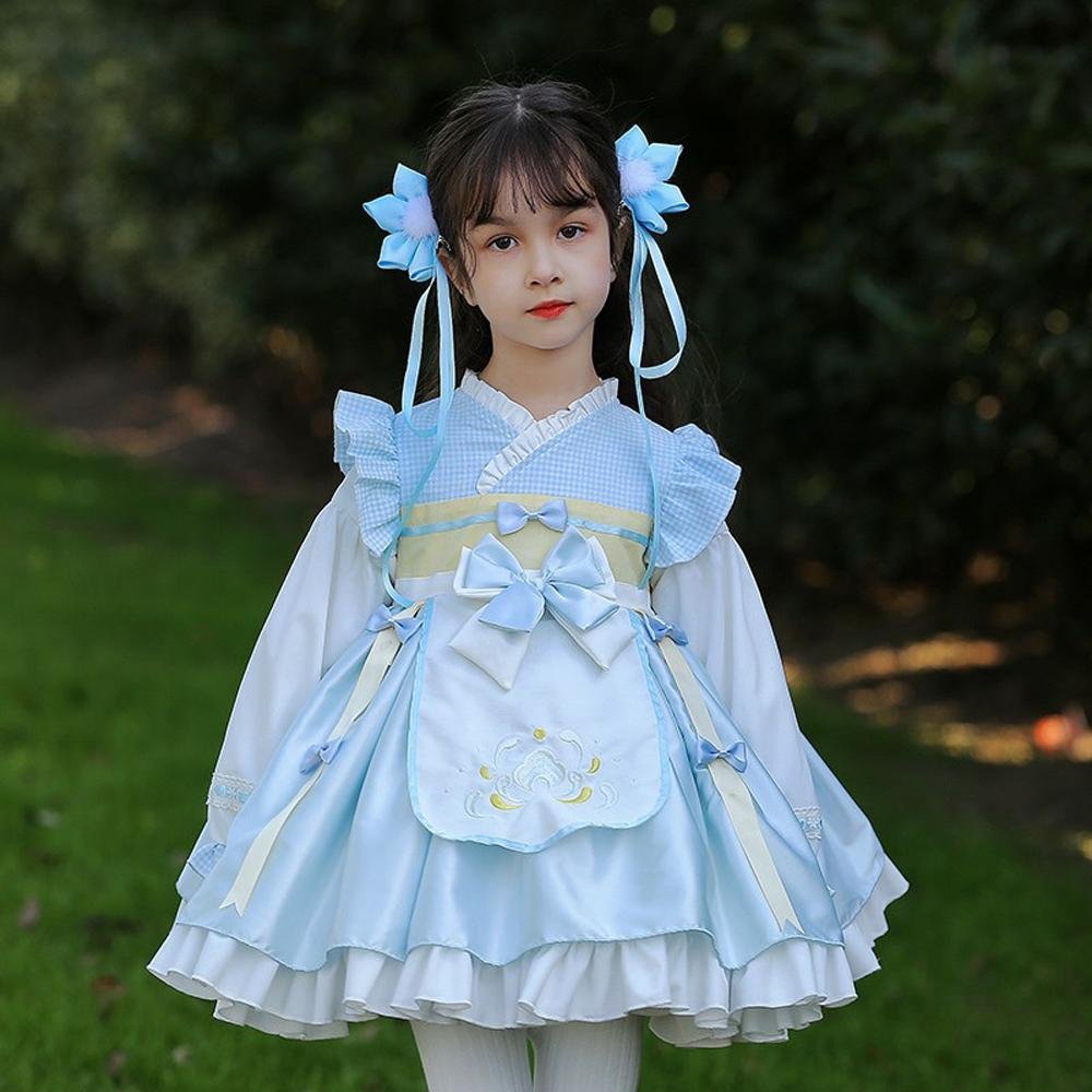 BuyGirls Lolita Dress National Style Hanfu Children's Princess Dress Costumes Party Now Cheaper With 3 - 5 Days Ship - PajamasBuy