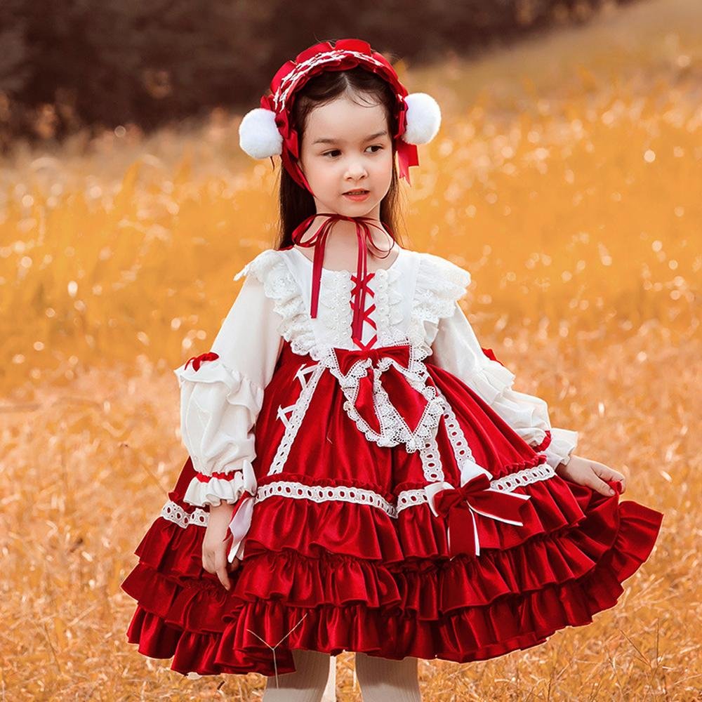 BuyGirls' Lolita princess dress annual Korean velvet Tutu skirt Costumes Party Now Cheaper With 3 - 5 Days Ship - PajamasBuy