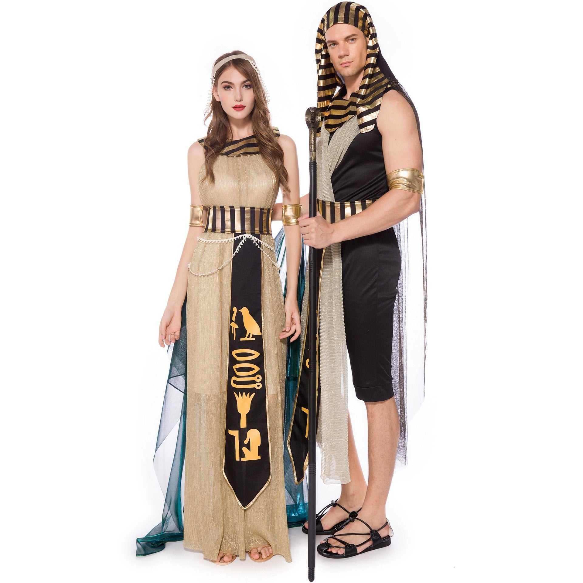 BuyGreek Goddess Prince Couples Costume Halloween Outfits Cosplay Party Carnival Now Cheaper With 3 - 5 Days Ship - PajamasBuy