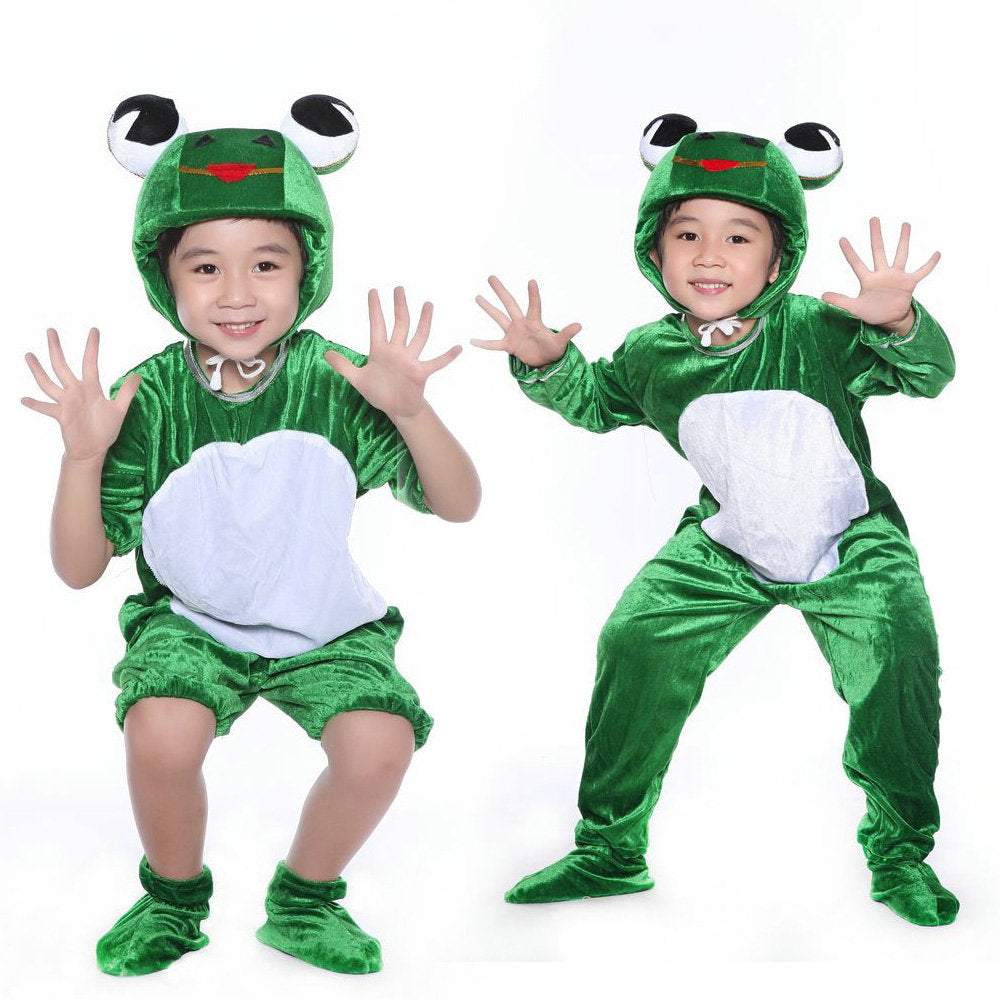 BuyGreen Frog Animal kigurumi Cosplay kids Costume Party Wear Gift Now Cheaper With 3 - 5 Days Ship - PajamasBuy