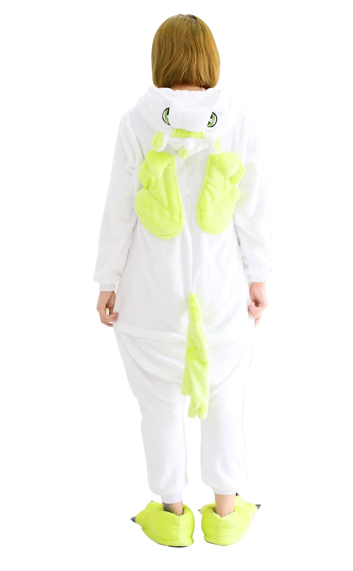 BuyGreen Unicorn Pegasus Kigurumi Adult Onesies Costume Pajamas Now Cheaper With 3 - 5 Days Ship - PajamasBuy