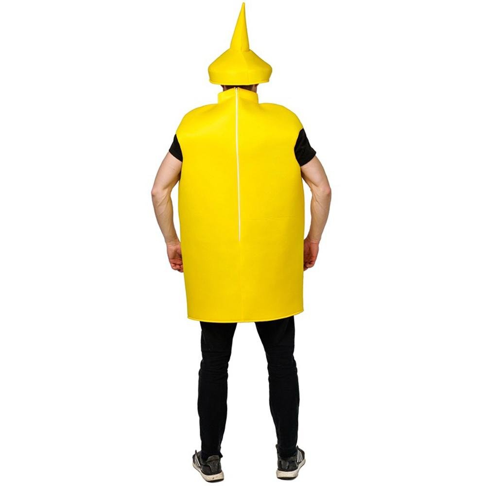 BuyHalloween Adult Couples Mustard Ketchup jumpsuit Costume Cosplay Party Now Cheaper With 3 - 5 Days Ship - PajamasBuy