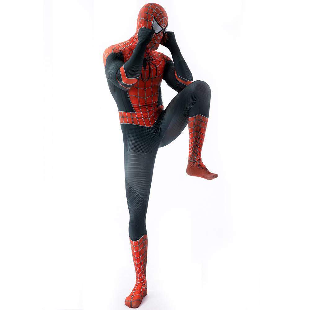 BuyHalloween Cosplay Peter B Parker Spiderman Jumpsuit Superhero Tights Costume Suit Zentai For Adult Kids Now Cheaper With 3 - 5 Days Ship - PajamasBuy