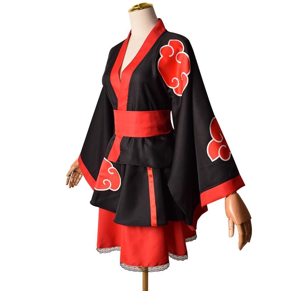 BuyHalloween Costume Uzumaki Kimono Anime Cosplay Costumes Akatsuki Roleplay Hokage Dress for Kids and Adult Now Cheaper With 3 - 5 Days Ship - PajamasBuy