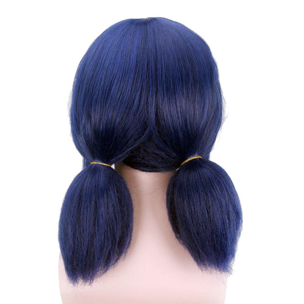 BuyHalloween Miraculous Ladybug Cosplay Blue Double Ponytail Wigs for Girls Now Cheaper With 3 - 5 Days Ship - PajamasBuy