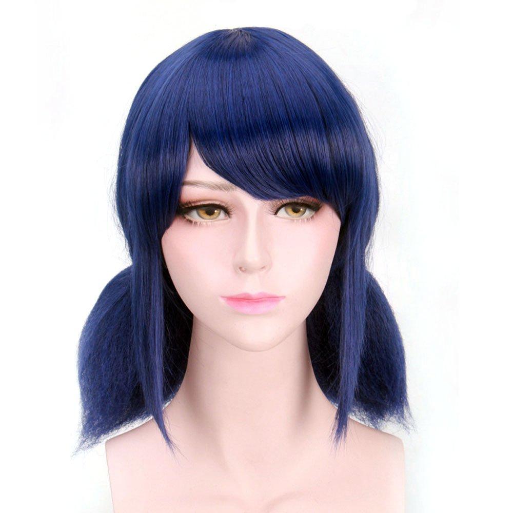 BuyHalloween Miraculous Ladybug Cosplay Blue Double Ponytail Wigs for Girls Now Cheaper With 3 - 5 Days Ship - PajamasBuy