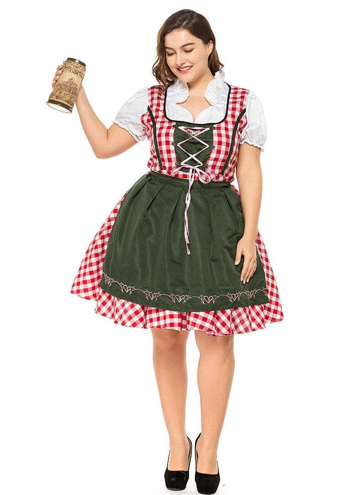 BuyHalloween Plus Size Women German Beer Oktoberfest Cosplay Costume Now Cheaper With 3 - 5 Days Ship - PajamasBuy