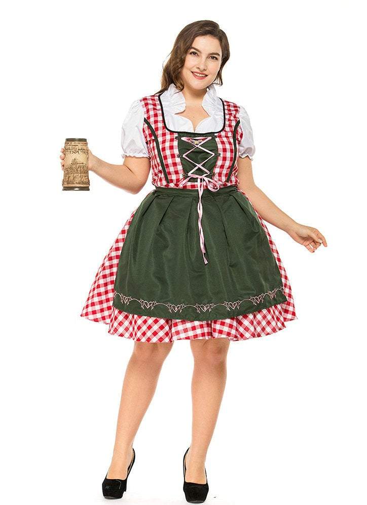 BuyHalloween Plus Size Women German Beer Oktoberfest Cosplay Costume Now Cheaper With 3 - 5 Days Ship - PajamasBuy