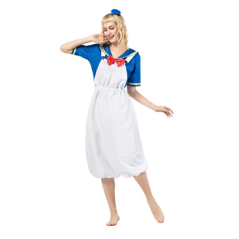 BuyHalloween Sailor Suit Donald Duck Matching Family Cosplay Costume Now Cheaper With 3 - 5 Days Ship - PajamasBuy