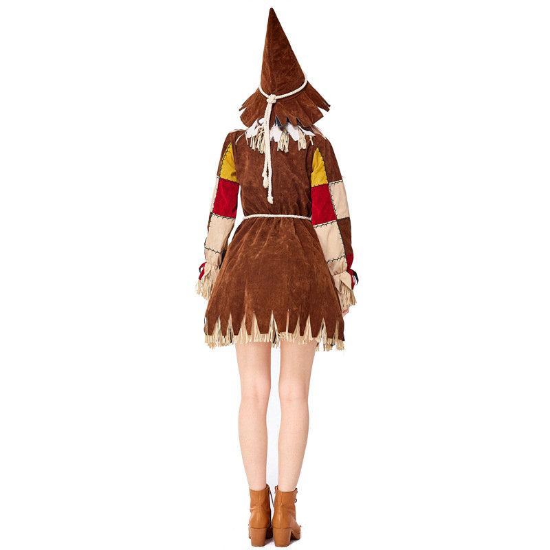 BuyHalloween The Wizard of OZ Scarecrow Dress Cosplay Costume for Women Now Cheaper With 3 - 5 Days Ship - PajamasBuy