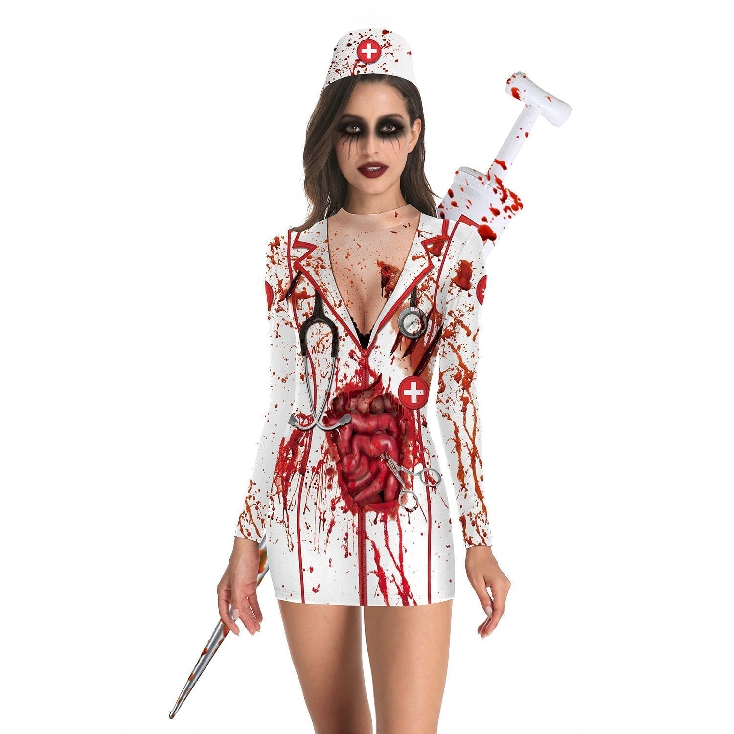 BuyHalloween women nurse sexy dress cosplay costume Now Cheaper With 3 - 5 Days Ship - PajamasBuy