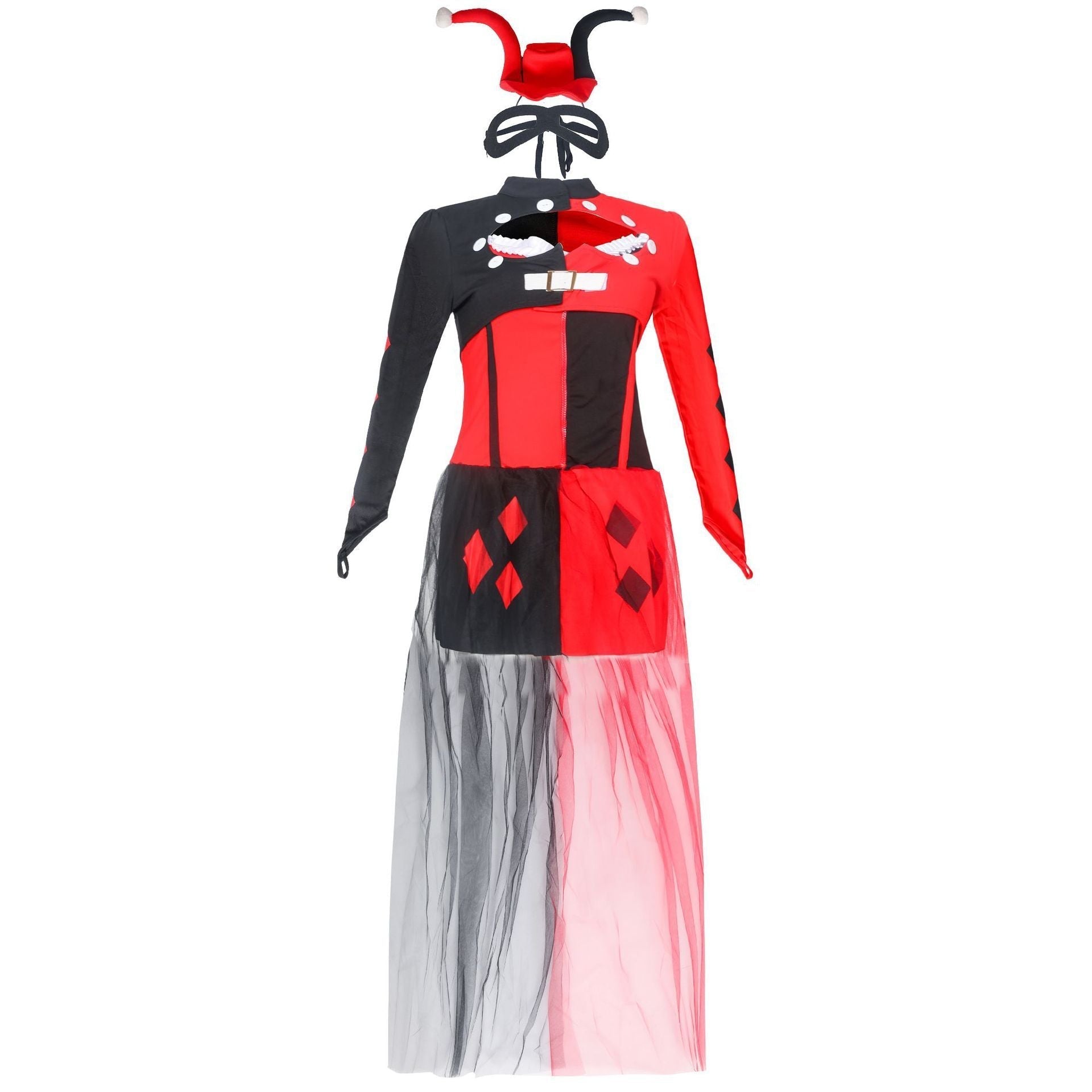 BuyHarley quinn costume Women Dress Hallloween Masquerade circus costumes Now Cheaper With 3 - 5 Days Ship - PajamasBuy