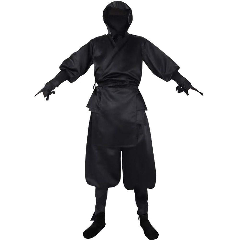 BuyJapanese Ninja Bushido Cosplay Costume with Hood Socks Halloween Outfit Set Dress Up For Men Now Cheaper With 3 - 5 Days Ship - PajamasBuy