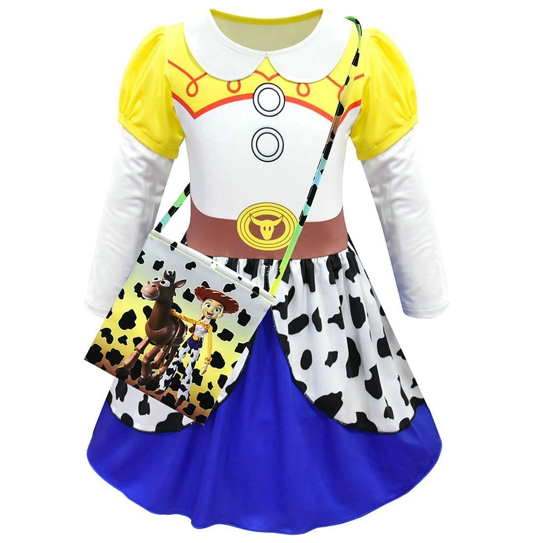 BuyJessie Toy Story 4 Costume Long Sleeve Dress for Kids Girls Now Cheaper With 3 - 5 Days Ship - PajamasBuy