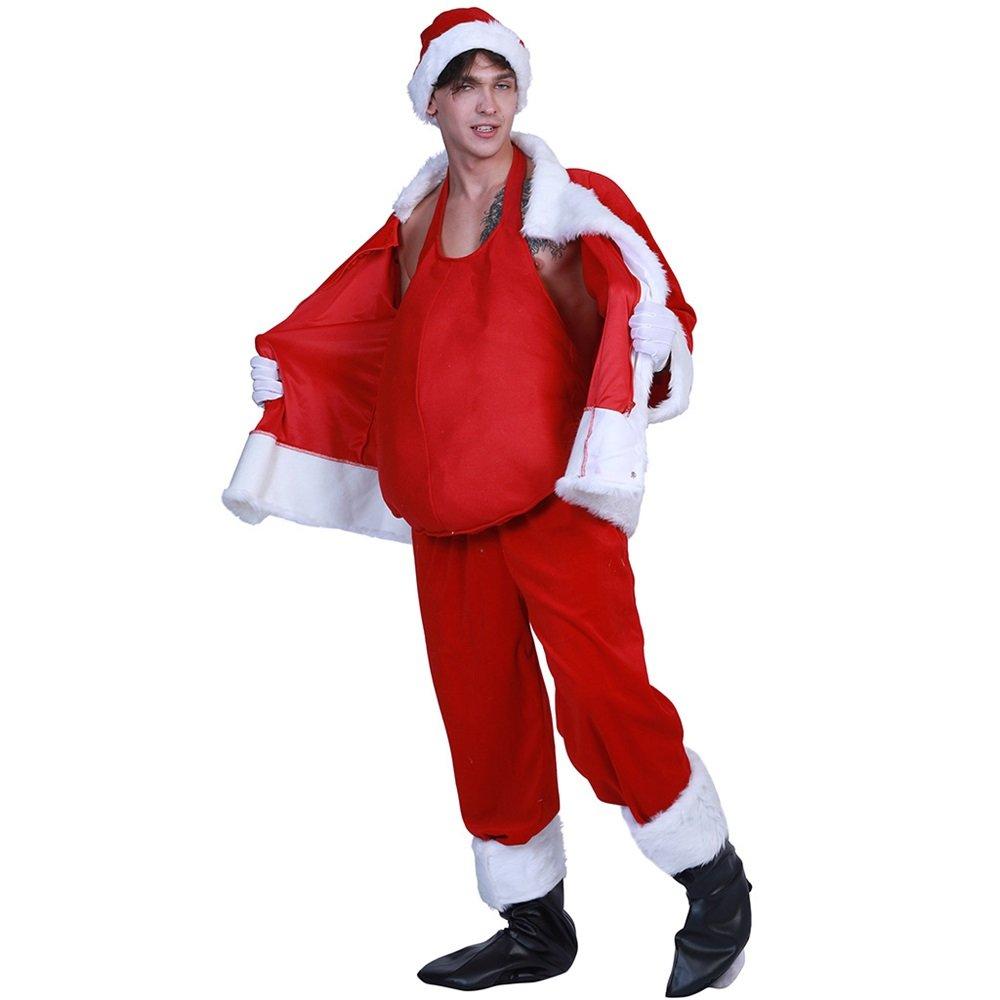 Christmas Costume Accessories Santa Claus Fake Belly Props Unisex