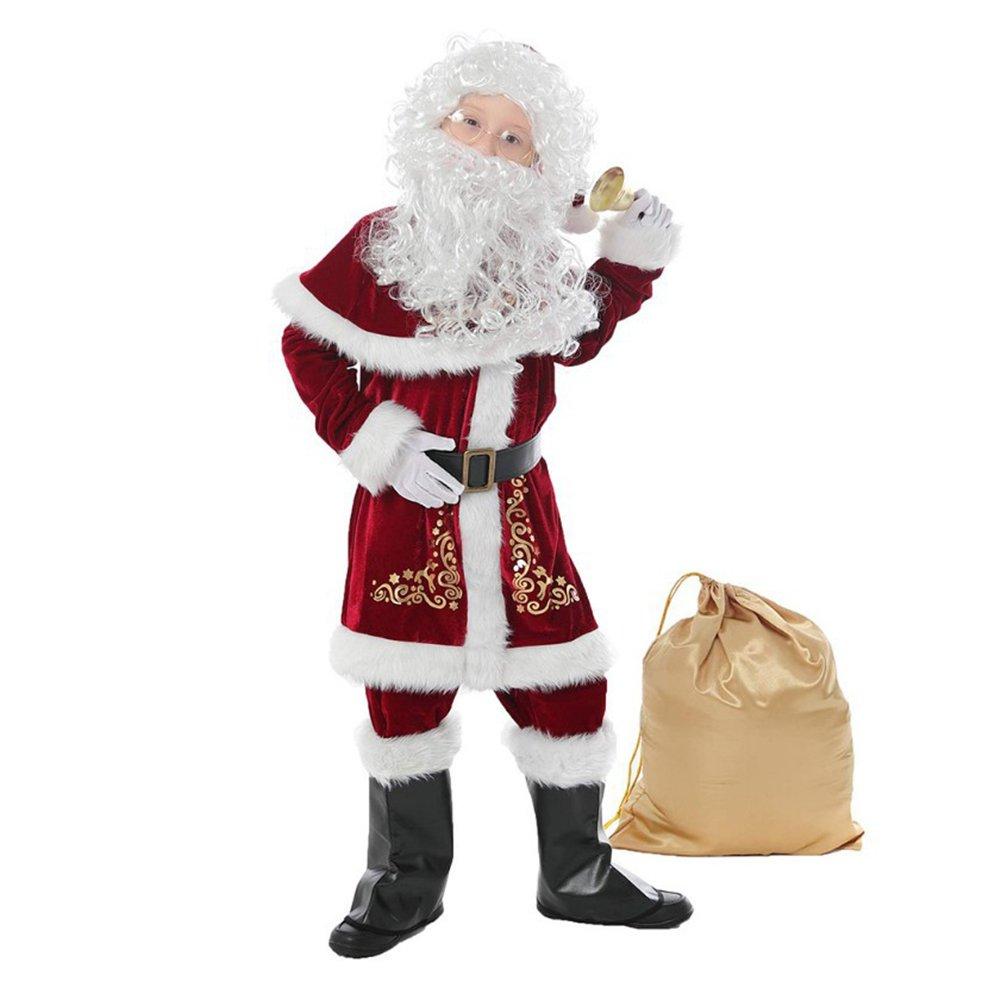 Children's Christmas Costumes Boys and Girls Santa Claus Costumes