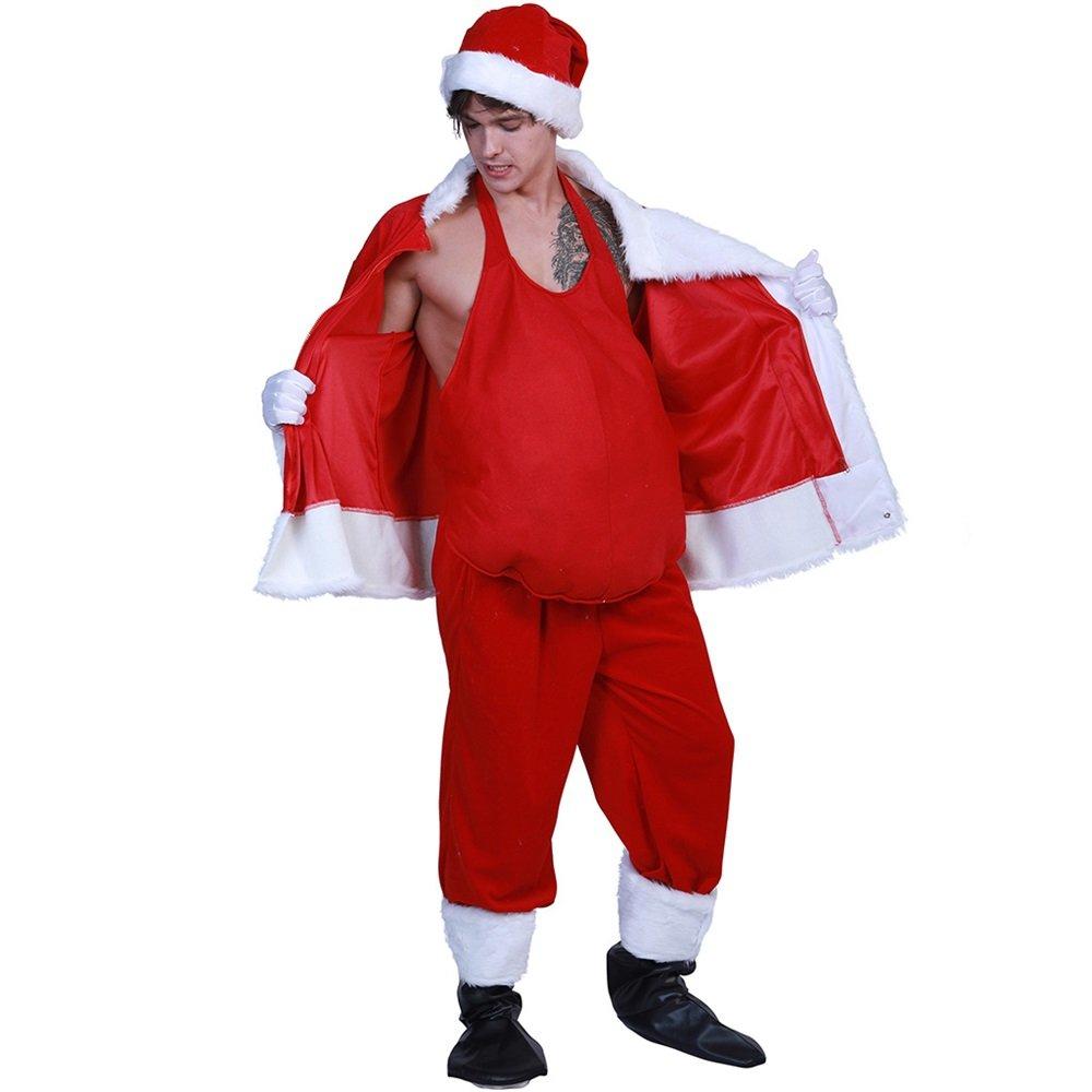 Christmas Costume Accessories Santa Claus Fake Belly Props Unisex