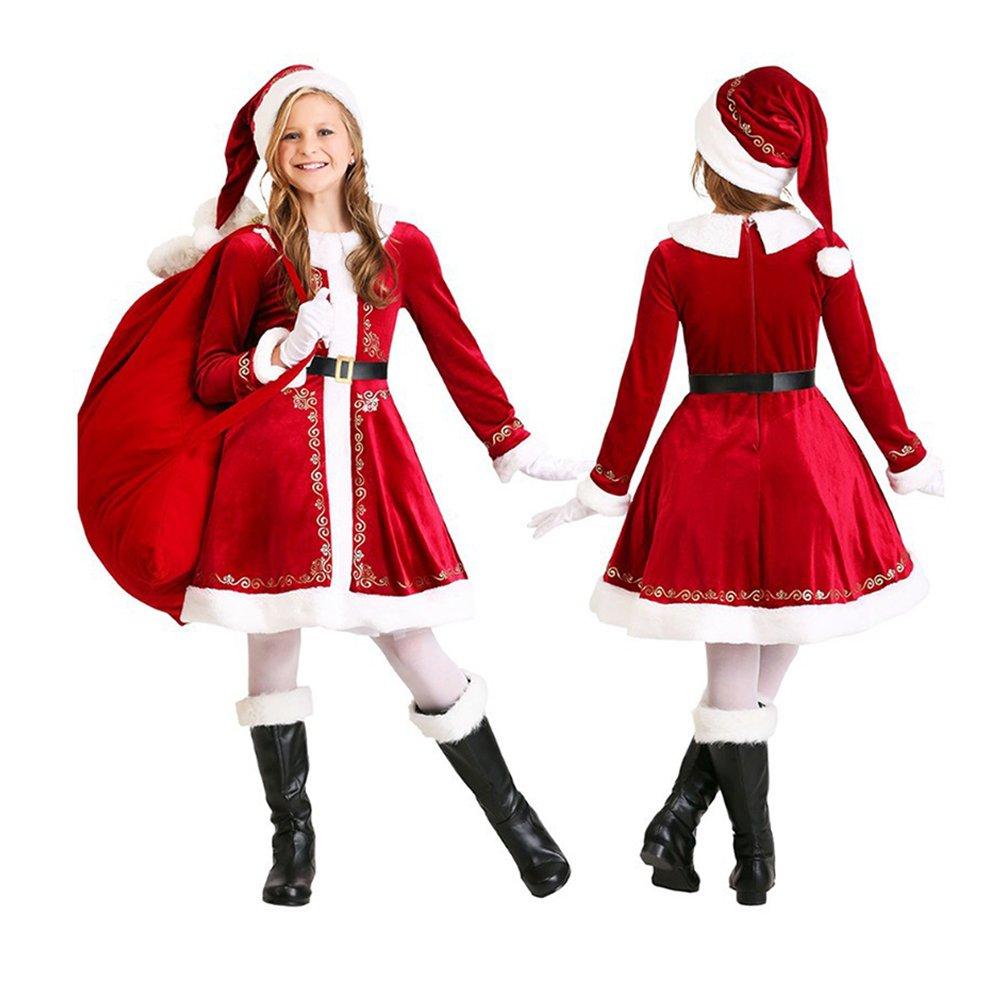 Children's Christmas Costumes Boys and Girls Santa Claus Costumes