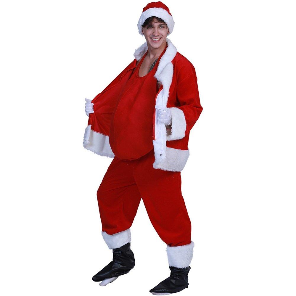 Christmas Costume Accessories Santa Claus Fake Belly Props Unisex