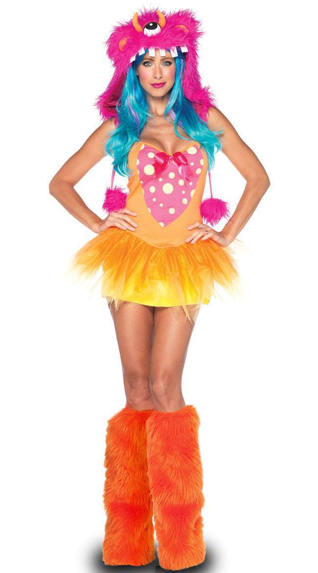 Pink Monster Costume Halloween Christmas Party Wear