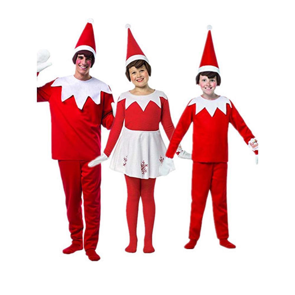 Christmas Costumes for Kids elf on the shelf costume Outfit Party Two Pieces