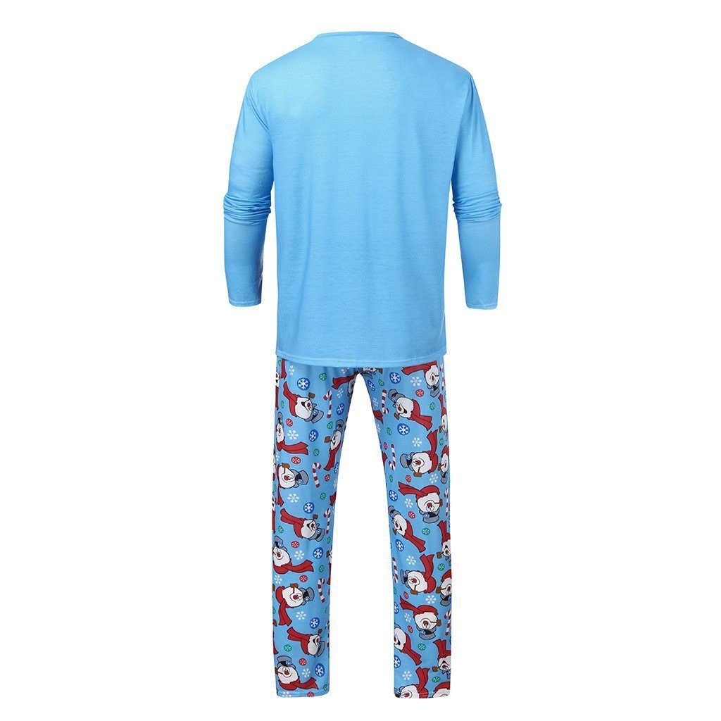 Christmas Family Matching Pajamas Sets Santa Claus Printed Sleepwear