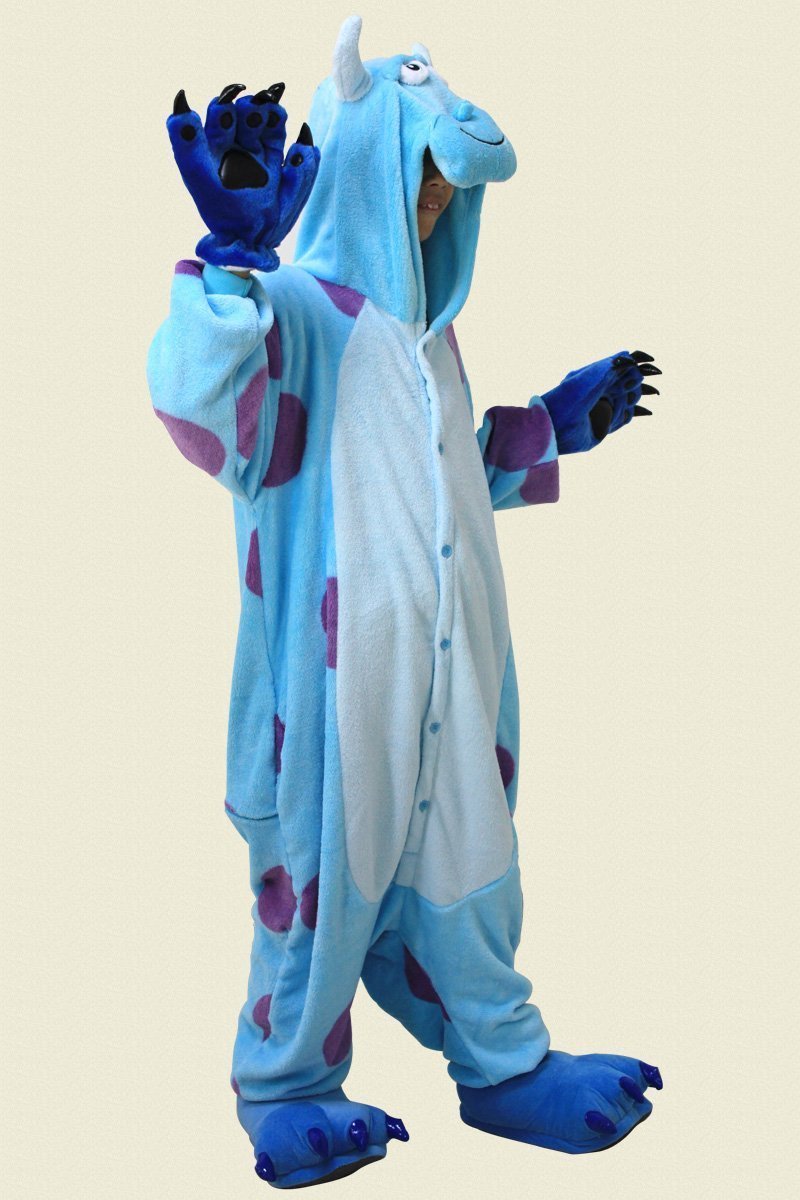 BuyKid Sully Monster Inc Onesie Animal Pajamas Kigurumi Costume Now Cheaper With 3 - 5 Days Ship - PajamasBuy