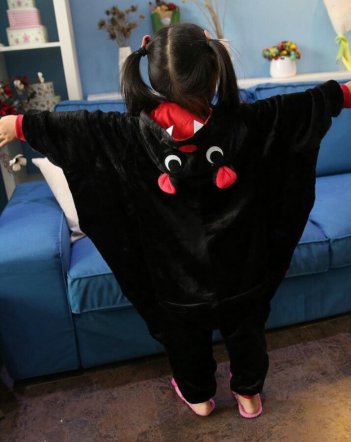 BuyKids Animal Bat Onesies Hoodie Kigurumi Costume Pajamas Now Cheaper With 3 - 5 Days Ship - PajamasBuy