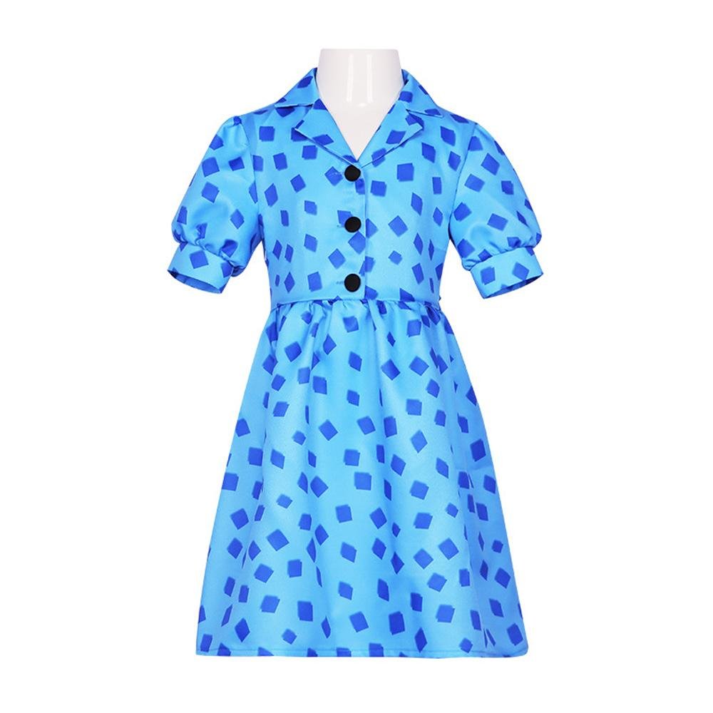 BuyKids Children Matilda the Musical Blue Cosplay Costume Dress Outfits Now Cheaper With 3 - 5 Days Ship - PajamasBuy