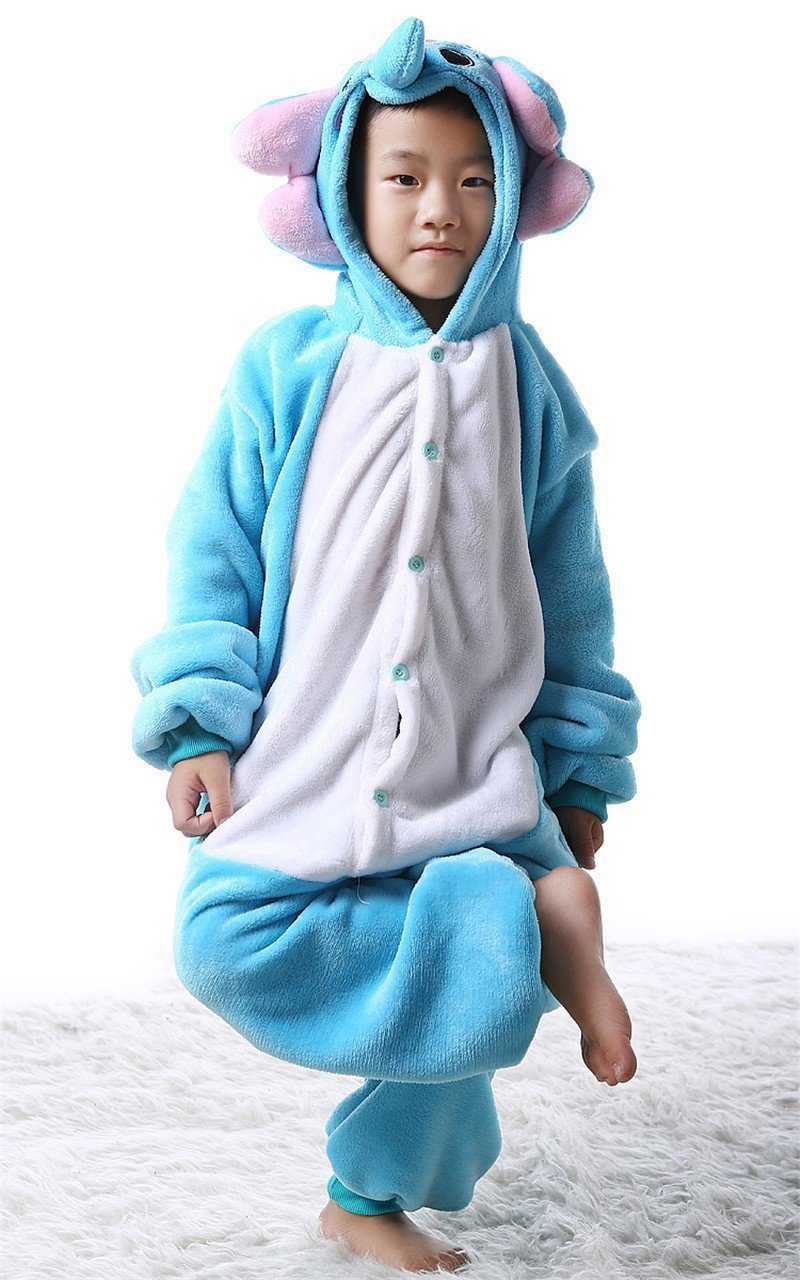 BuyKids Elephant Dumbo Onesies Hoodie Pajamas Kigurumi Costume Now Cheaper With 3 - 5 Days Ship - PajamasBuy