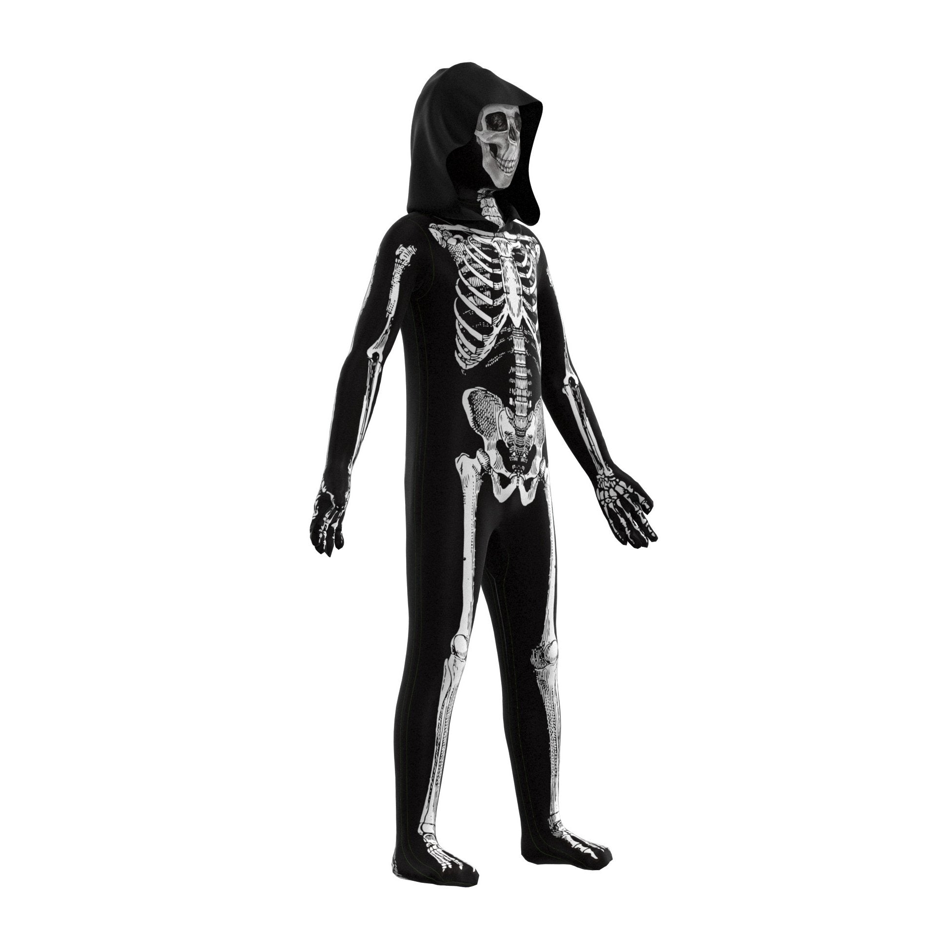 BuyKids Horror Skull Zentai Jumpsuit Halloween Carnival Cosplay Costumes Now Cheaper With 3 - 5 Days Ship - PajamasBuy