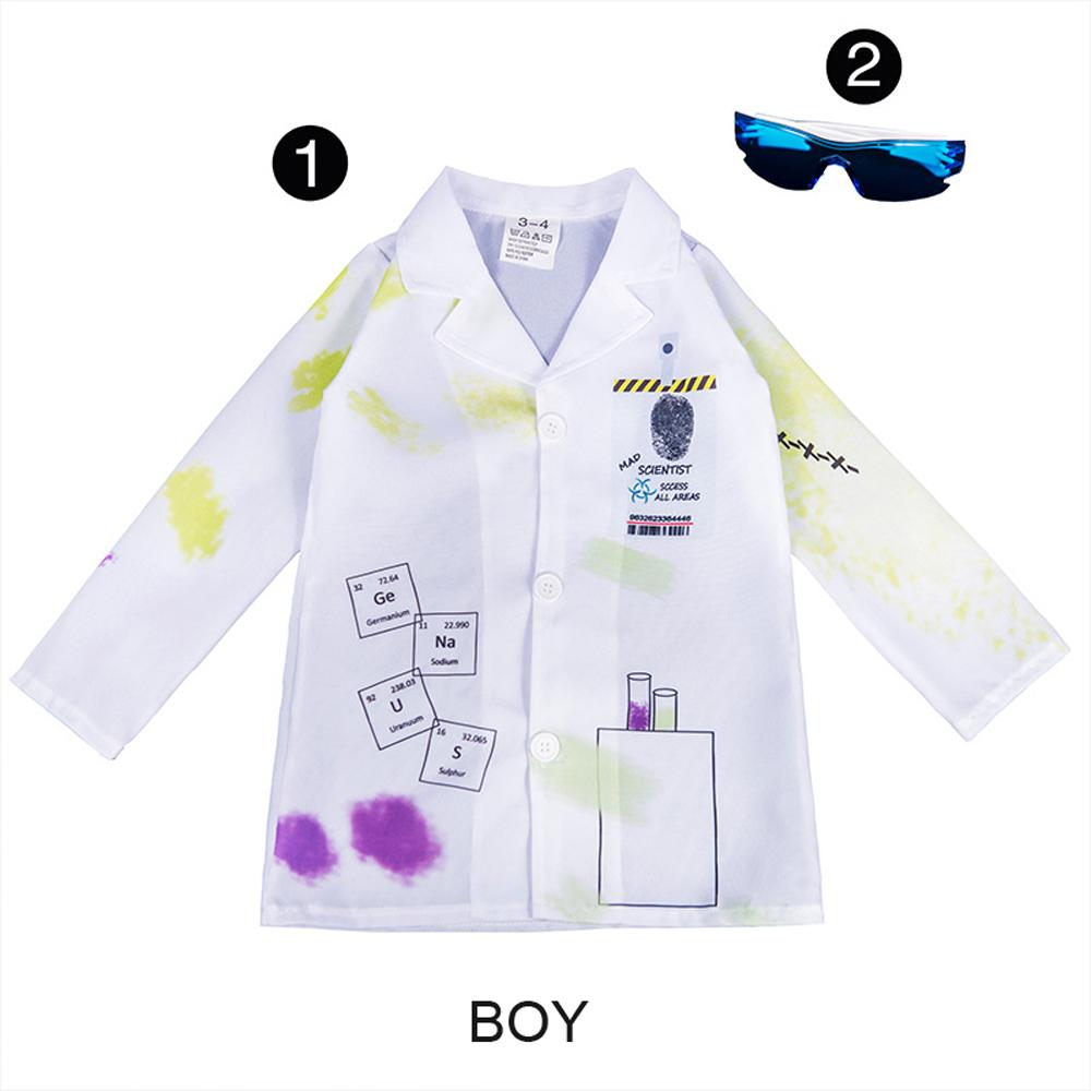 BuyKids Mad Scientist Costume Halloween Cosplay Outfits Now Cheaper With 3 - 5 Days Ship - PajamasBuy