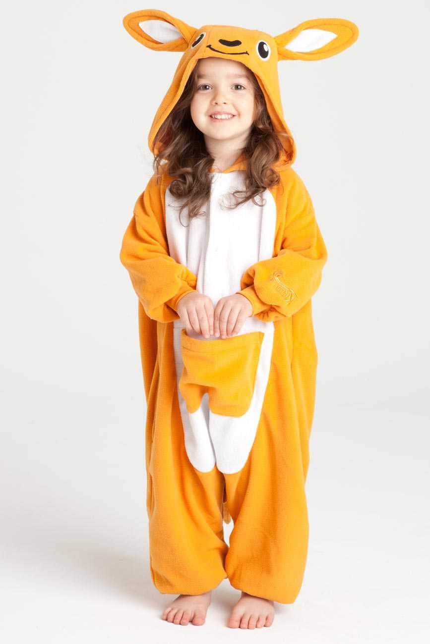 BuyKids Onesies Hoodie Kangaroo Animal Pajamas Kigurumi Costume Now Cheaper With 3 - 5 Days Ship - PajamasBuy