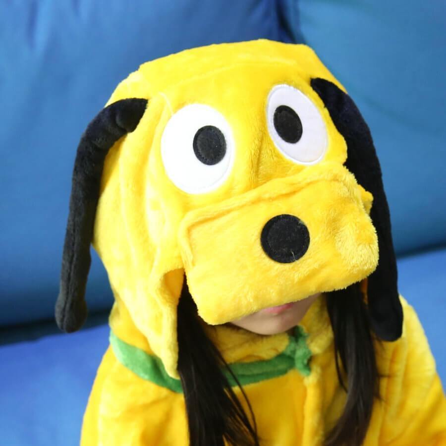 BuyKids Pluto Dog Onesies Kigurumi Hoodie Animal Pyjama Costume Now Cheaper With 3 - 5 Days Ship - PajamasBuy