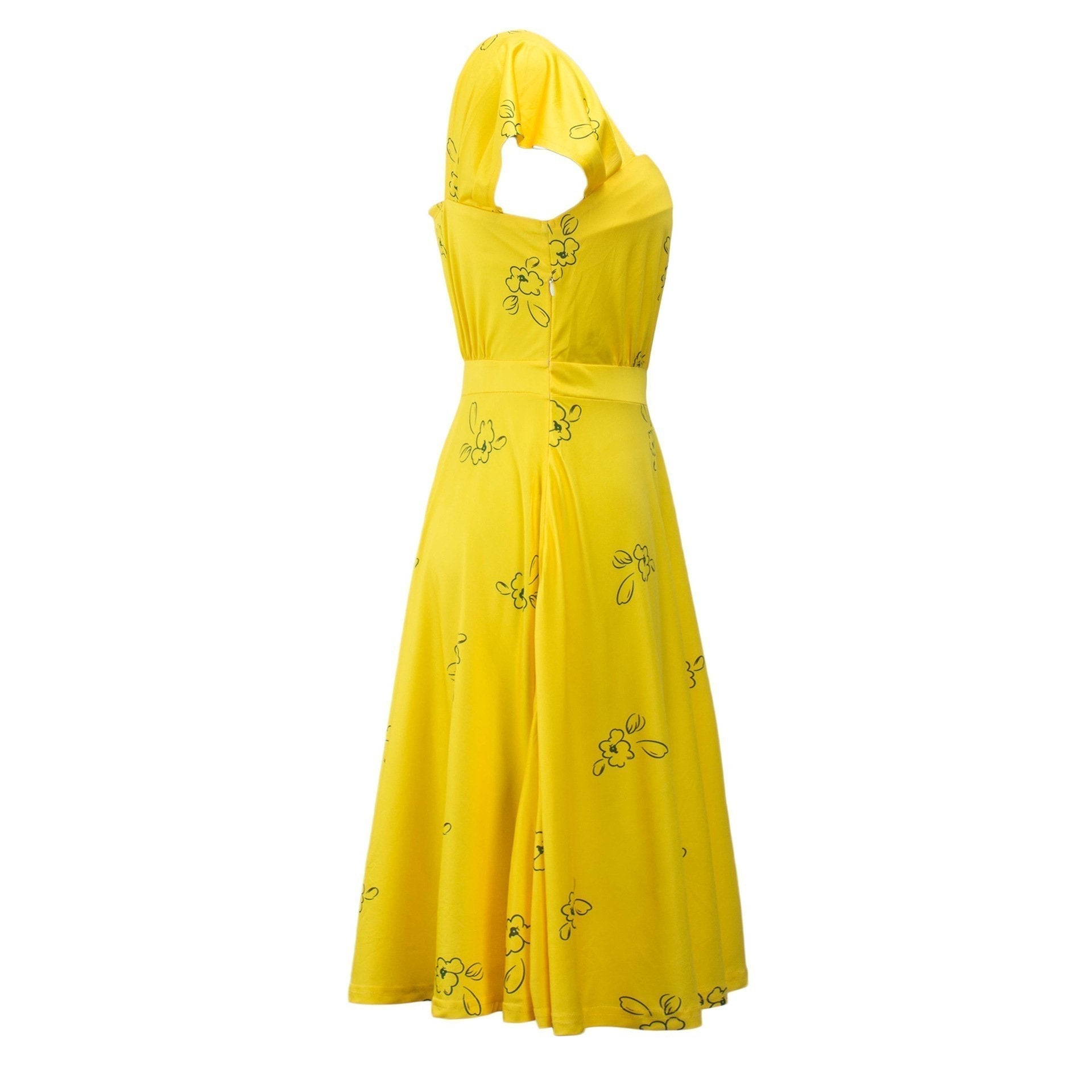 BuyLa La Land Emma Stone Actress Yellow Dress Movie Cosplay Costume Now Cheaper With 3 - 5 Days Ship - PajamasBuy