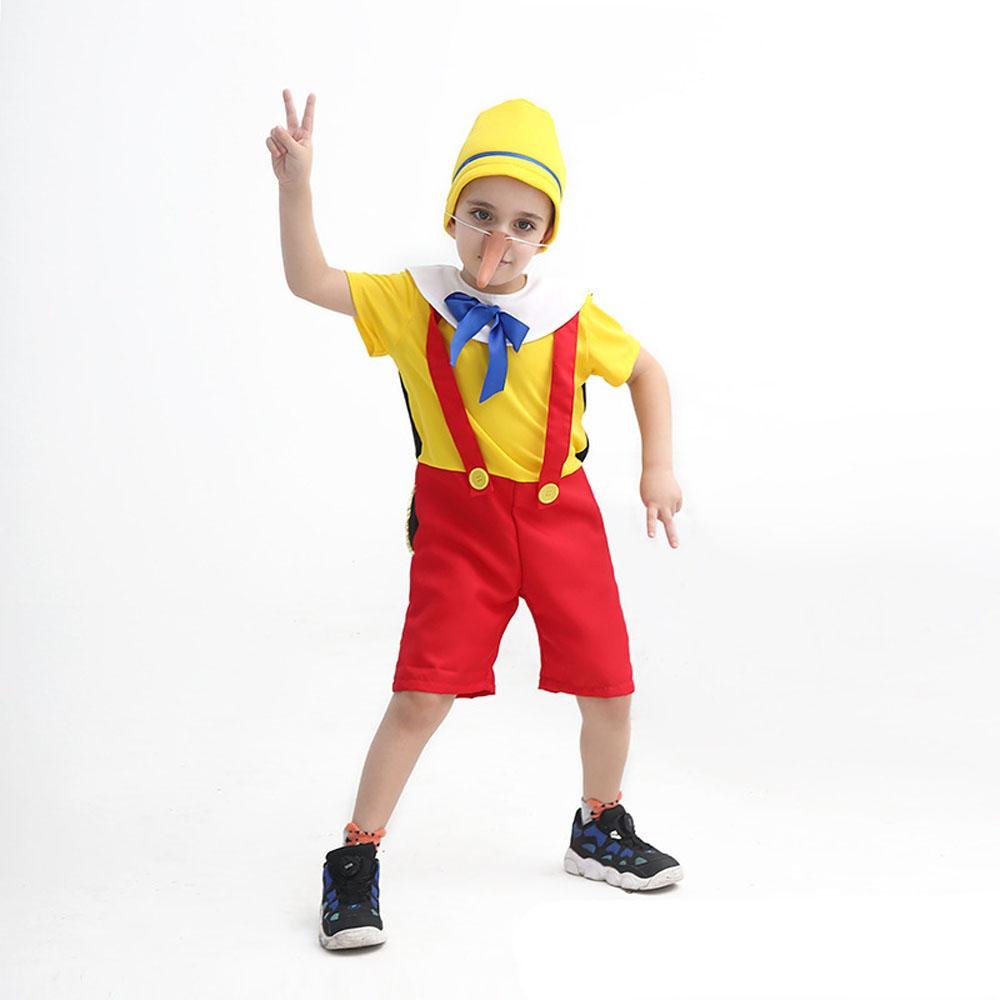 BuyLong nose Pinocchio Set Halloween Carnival Cosplay Costume For Kids Now Cheaper With 3 - 5 Days Ship - PajamasBuy