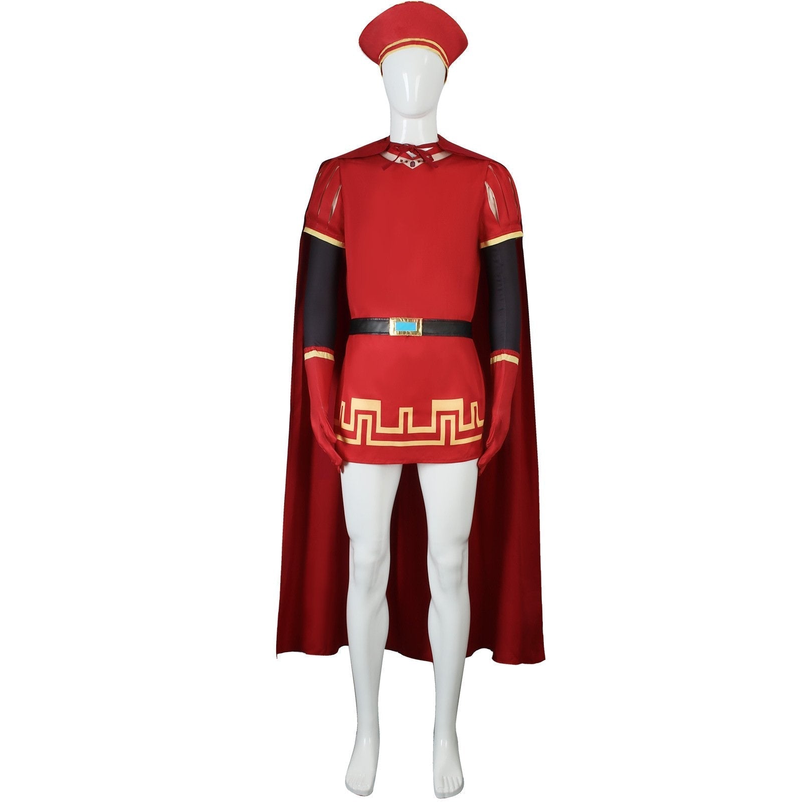 BuyLord Farquaad Halloween Cosplay Costume Shrek Red Robe Cape Now Cheaper With 3 - 5 Days Ship - PajamasBuy