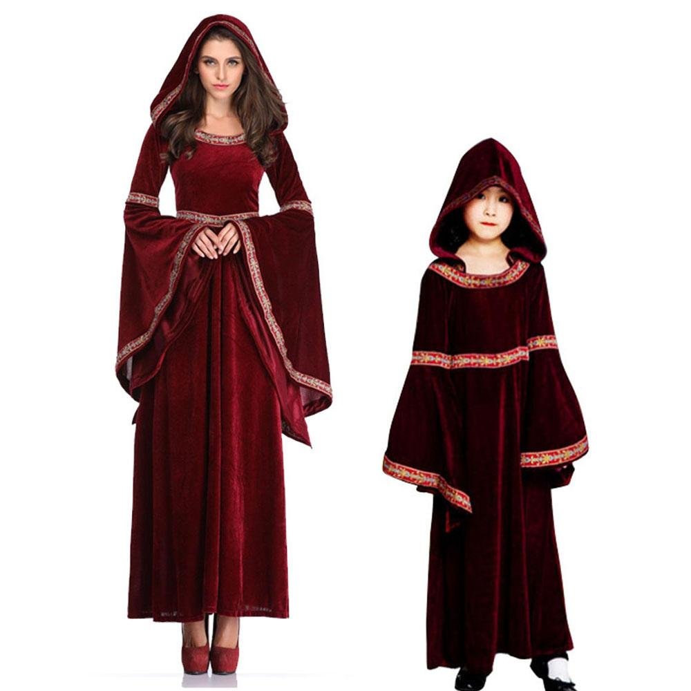 BuyMedieval Halloween costume Victorian dress Renaissance burgundy dress Now Cheaper With 3 - 5 Days Ship - PajamasBuy