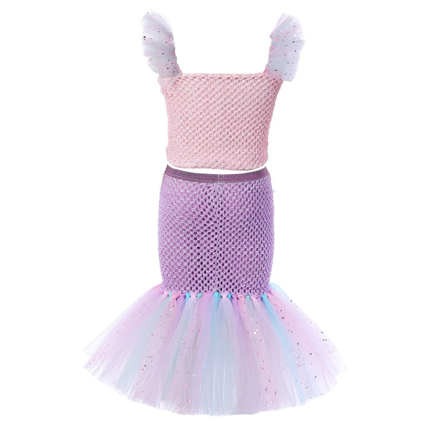 BuyMermaid Princess Costume Kids Girls Cosplay Party Tutu Dress Halloween Outfit Now Cheaper With 3 - 5 Days Ship - PajamasBuy