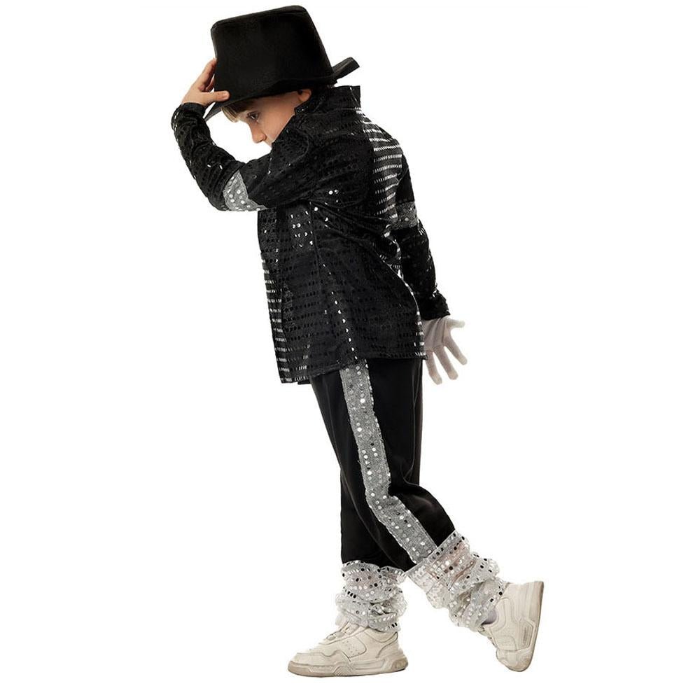 BuyMichael Jackson Kids Performance Costume Tap Dance MJ Imitation Outfit Now Cheaper With 3 - 5 Days Ship - PajamasBuy