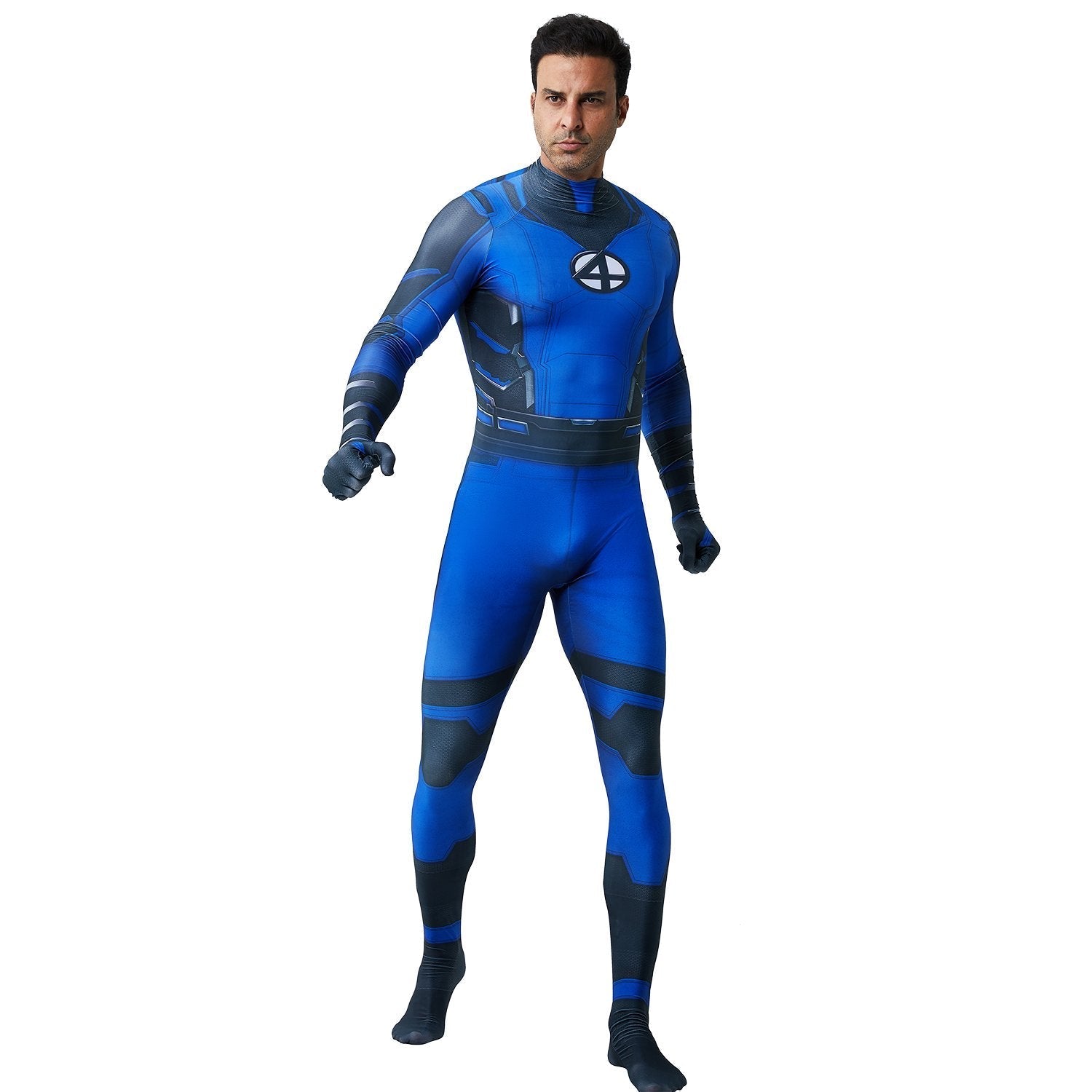 BuyMr. Fantastic Reed Richards Cosplay Zentai Suit for Adults and Kids Now Cheaper With 3 - 5 Days Ship - PajamasBuy