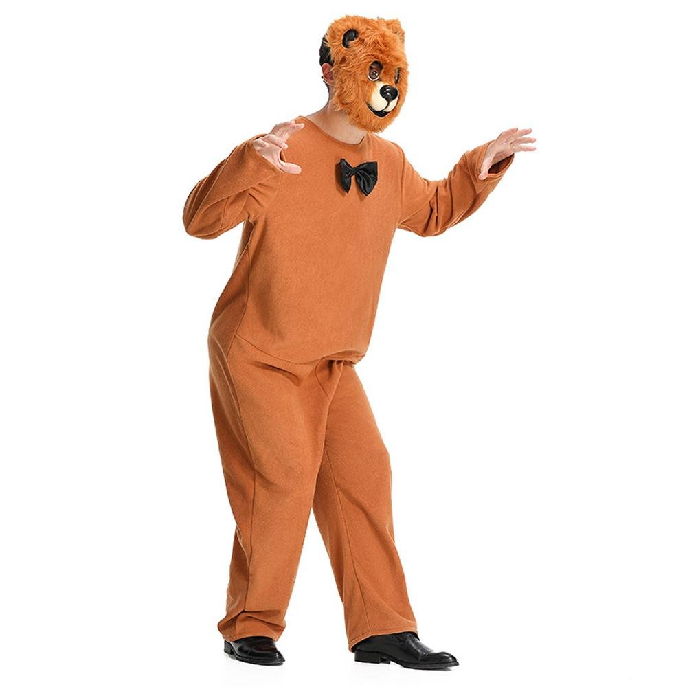 BuyMr. Smiling Bear Animal Adult Jumpsuit Cosplay Costume Carnival Now Cheaper With 3 - 5 Days Ship - PajamasBuy