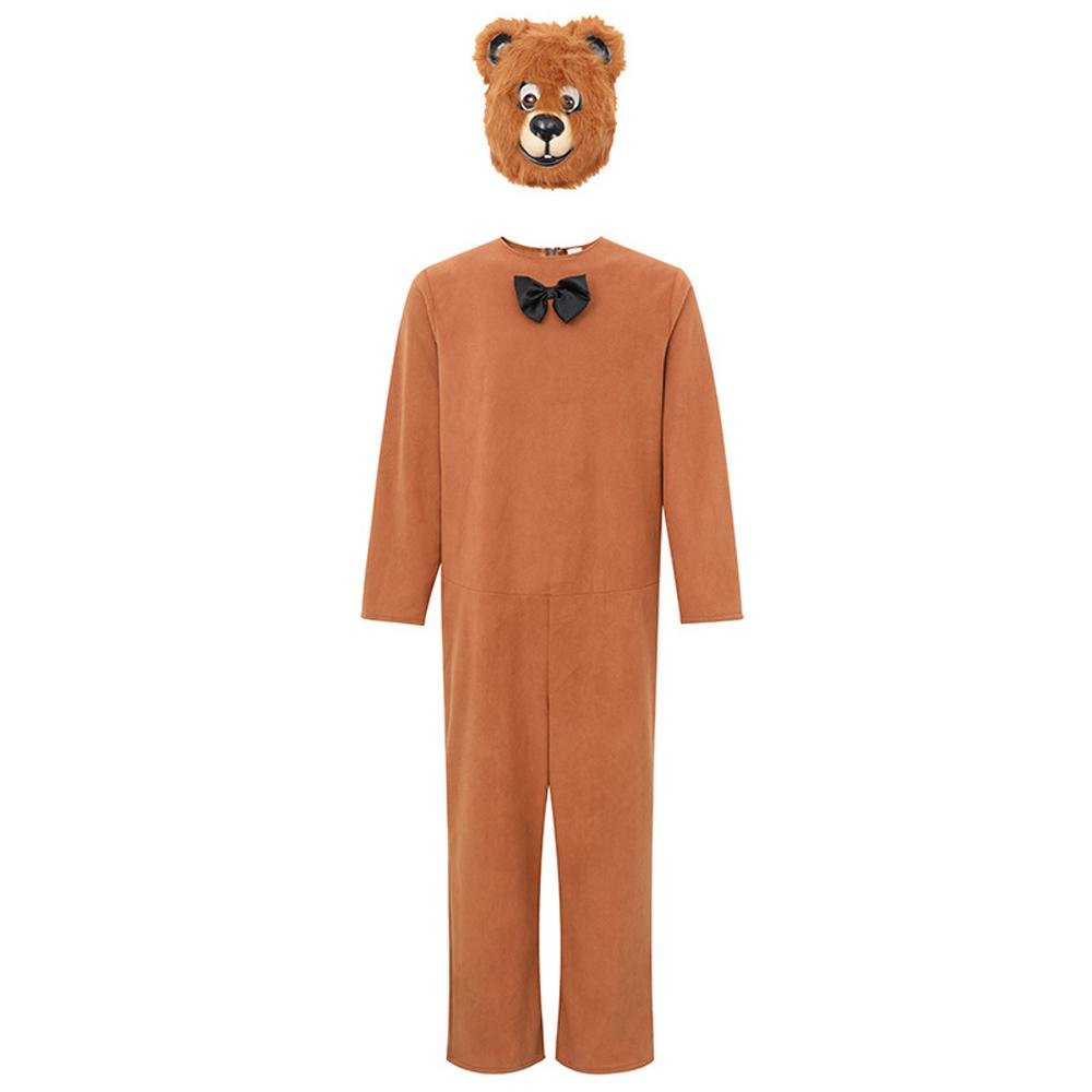 BuyMr. Smiling Bear Animal Adult Jumpsuit Cosplay Costume Carnival Now Cheaper With 3 - 5 Days Ship - PajamasBuy